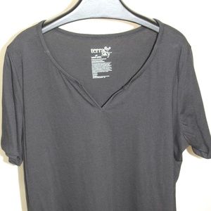 Black V Neck T-Shirt